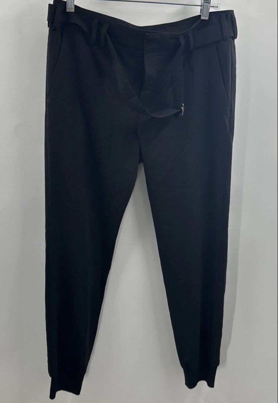 Vince Womens Black Flat Front Slash Pocket Tapered Leg Ankle Pants Size 6